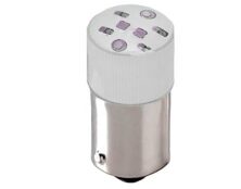 ΛΥΧΝΙΑ LED B9AS 24VAC/DC ΛΕΥΚΗ ΜΠΑΓΙΟΝΕΤ AD22B-S06 XND