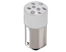 ΛΥΧΝΙΑ LED B9AS 24VAC/DC ΛΕΥΚΗ ΜΠΑΓΙΟΝΕΤ AD22B-S06 XND