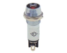 ΛΥΧΝΙΑ ΕΝΔΕΙΚΤΙΚΗ LED Φ12 230VAC/DC ΚΟΚΚΙΝΗ/ΠΡΑΣΙΝΗ ΜΕ FASTON AD22C-12TE XND 1