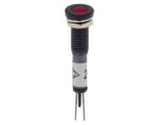 ΛΥΧΝΙΑ ΕΝΔΕΙΚΤΙΚΗ LED Φ6 230VAC/DC ΚΟΚΚΙΝΗ AD22C-6D XND 1