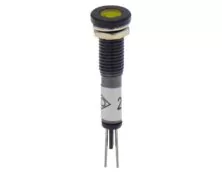 ΛΥΧΝΙΑ ΕΝΔΕΙΚΤΙΚΗ LED Φ6 230VAC/DC ΚΙΤΡΙΝΗ AD22C-6D XND