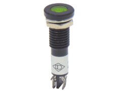 ΛΥΧΝΙΑ ΕΝΔΕΙΚΤΙΚΗ LED Φ8 230VAC/DC ΠΡΑΣΙΝΗ ΜΕ FASTON AD22C-8D XND
