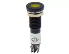 ΛΥΧΝΙΑ ΕΝΔΕΙΚΤΙΚΗ LED Φ10 24VAC/DC ΚΙΤΡΙΝΗ ΜΕ FASTON AD22C-10D XND