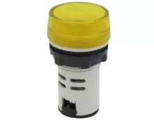 ΛΥΧΝΙΑ ΕΝΔΕΙΚΤΙΚΗ LED Φ22 230VAC ΚΙΤΡΙΝΗ ΜΕ ΒΙΔΕΣ AD22-22BS XND