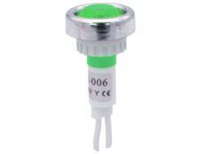 ΛΥΧΝΙΑ ΕΝΔΕΙΚΤΙΚΗ NEON Φ10 230VAC ΠΡΑΣΙΝΗ ΜΕ ΚΑΛΩΔΙΟ 17cm & ΔΙΑΚΟΣΜΗΤΙΚΟ ΔΑΚΤΥΛΙΔΙ AD22E-006 XND