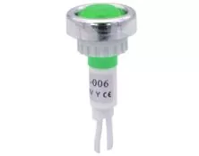 ΛΥΧΝΙΑ ΕΝΔΕΙΚΤΙΚΗ NEON Φ10 230VAC ΠΡΑΣΙΝΗ ΜΕ ΚΑΛΩΔΙΟ 17cm & ΔΙΑΚΟΣΜΗΤΙΚΟ ΔΑΚΤΥΛΙΔΙ AD22E-006 XND
