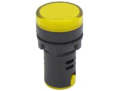 ΛΥΧΝΙΑ ΕΝΔΕΙΚΤΙΚΗ LED Φ22 440VAC ΚΙΤΡΙΝΗ ΜΕ ΒΙΔΕΣ AD22-22DS XND 1