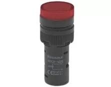 ΛΥΧΝΙΑ ΕΝΔΕΙΚΤΙΚΗ LED Φ16 12VAC/DC ΚΟΚΚΙΝΗ ΜΕ ΒΙΔΕΣ AD127-16DS KND