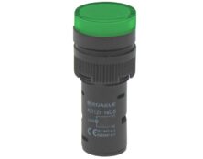 ΛΥΧΝΙΑ ΕΝΔΕΙΚΤΙΚΗ LED Φ16 12VAC/DC ΠΡΑΣΙΝΗ ΜΕ ΒΙΔΕΣ AD127-16DS KND