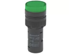 ΛΥΧΝΙΑ ΕΝΔΕΙΚΤΙΚΗ LED Φ16 12VAC/DC ΠΡΑΣΙΝΗ ΜΕ ΒΙΔΕΣ AD127-16DS KND 1