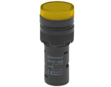 ΛΥΧΝΙΑ ΕΝΔΕΙΚΤΙΚΗ LED Φ16 12VAC/DC ΚΙΤΡΙΝΗ ΜΕ ΒΙΔΕΣ AD127-16DS KND