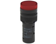 ΛΥΧΝΙΑ ΕΝΔΕΙΚΤΙΚΗ LED Φ16 24VAC/DC ΚΟΚΚΙΝΗ ΜΕ ΒΙΔΕΣ AD127-16DS KND 1