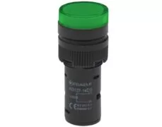 ΛΥΧΝΙΑ ΕΝΔΕΙΚΤΙΚΗ LED Φ16 24VAC/DC ΠΡΑΣΙΝΗ ΜΕ ΒΙΔΕΣ AD127-16DS KND 1