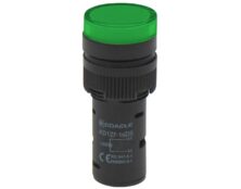 ΛΥΧΝΙΑ ΕΝΔΕΙΚΤΙΚΗ LED Φ16 230VAC ΠΡΑΣΙΝΗ ΜΕ ΒΙΔΕΣ AD127-16DS KND