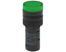ΛΥΧΝΙΑ ΕΝΔΕΙΚΤΙΚΗ LED Φ16 230VAC ΠΡΑΣΙΝΗ ΜΕ ΒΙΔΕΣ AD127-16DS KND
