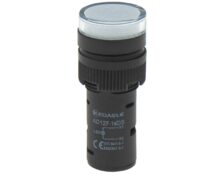 ΛΥΧΝΙΑ ΕΝΔΕΙΚΤΙΚΗ LED Φ16 230VAC ΛΕΥΚΗ ΜΕ ΒΙΔΕΣ AD127-16DS KND