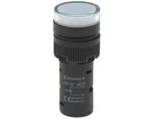 ΛΥΧΝΙΑ ΕΝΔΕΙΚΤΙΚΗ LED Φ16 230VAC ΛΕΥΚΗ ΜΕ ΒΙΔΕΣ AD127-16DS KND