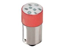 ΛΥΧΝΙΑ LED B9AS 6VDC ΚΟΚΚΙΝΗ ΜΠΑΓΙΟΝΕΤ AD22B-S06 XND
