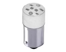 ΛΥΧΝΙΑ LED B9AS 6VAC/DC ΛΕΥΚΗ ΜΠΑΓΙΟΝΕΤ AD22B-S06 XND