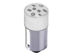 ΛΥΧΝΙΑ LED B9AS 6VAC/DC ΛΕΥΚΗ ΜΠΑΓΙΟΝΕΤ AD22B-S06 XND 1