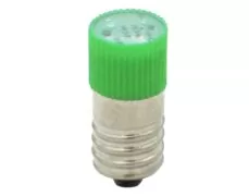 ΛΥΧΝΙΑ LED E10 6VDC ΠΡΑΣΙΝΗ ΒΙΔΩΤΗ AD22B-E02 XND 1