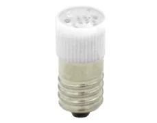 ΛΥΧΝΙΑ LED E10 6VDC ΛΕΥΚΗ ΒΙΔΩΤΗ AD22B-E02 XND