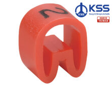 ΣΗΜΑΝΣΗ ΚΑΛΩΔΙΩΝ 0.75-3.5mm² (2) ΚΟΚΚΙΝΟ EC1-2RD KSS