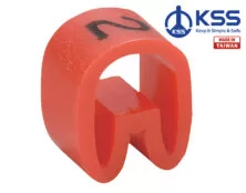 ΣΗΜΑΝΣΗ ΚΑΛΩΔΙΩΝ 0.75-3.5mm² (2) ΚΟΚΚΙΝΟ EC1-2RD KSS