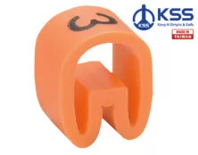 ΣΗΜΑΝΣΗ ΚΑΛΩΔΙΩΝ 0.75-3.5mm² (3) ΠΟΡΤΟΚΑΛΙ EC1-3OE KSS