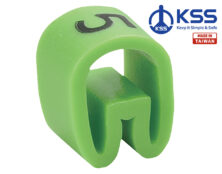 ΣΗΜΑΝΣΗ ΚΑΛΩΔΙΩΝ 0.75-3.5mm² (5) ΠΡΑΣΙΝΟ EC1-5GN KSS