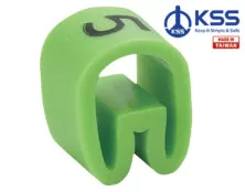 ΣΗΜΑΝΣΗ ΚΑΛΩΔΙΩΝ 0.75-3.5mm² (5) ΠΡΑΣΙΝΟ EC1-5GN KSS
