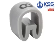 ΣΗΜΑΝΣΗ ΚΑΛΩΔΙΩΝ 0.75-3.5mm² (8) ΓΚΡΙ EC1-8GY KSS