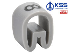 ΣΗΜΑΝΣΗ ΚΑΛΩΔΙΩΝ 0.75-3.5mm² (8) ΓΚΡΙ EC1-8GY KSS