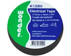 ΤΑΙΝΙΑ ΜΟΝΩΤΙΚΗ PVC 0.13X19X20Y ΜΑΥΡΗ K1ZB0 WND 2 ΤΑΙΝΙΑ ΜΟΝΩΤΙΚΗ PVC 0.13X19X20Y ΜΑΥΡΗ K1ZB0 WND 1