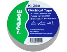 ΤΑΙΝΙΑ ΜΟΝΩΤΙΚΗ PVC 0.13X19X20Y ΓΚΡΙ K1ZB0 WND