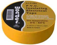 ΤΑΙΝΙΑ ΜΟΝΩΤΙΚΗ PVC 0.13X19X20Y ΚΙΤΡΙΝΗ K1ZB0 WND