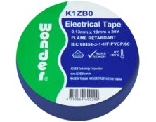 ΤΑΙΝΙΑ ΜΟΝΩΤΙΚΗ PVC 0.13X19X20Y ΜΠΛΕ K1ZB0 WND