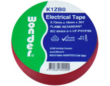 ΤΑΙΝΙΑ ΜΟΝΩΤΙΚΗ PVC 0.13X19X20Y ΚΟΚΚΙΝΗ K1ZB0 WND