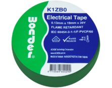 ΤΑΙΝΙΑ ΜΟΝΩΤΙΚΗ PVC 0.13X19X20Y ΠΡΑΣΙΝΗ K1ZB0 WND