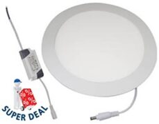 ΦΩΤΙΣΤΙΚΟ LED DOWNLIGHT ΧΩΝΕΥΤΟ ΣΤΡΟΓΓΥΛΟ Φ174 12W 866LM 6000K HNS