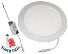 ΦΩΤΙΣΤΙΚΟ LED DOWNLIGHT ΧΩΝΕΥΤΟ ΣΤΡΟΓΓΥΛΟ Φ174 12W 866LM 6000K HNS 1