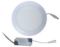 ΦΩΤΙΣΤΙΚΟ LED DOWNLIGHT ΧΩΝΕΥΤΟ ΣΤΡΟΓΓΥΛΟ Φ300 24W 1800LM 6500K RLX 2 ΦΩΤΙΣΤΙΚΟ LED DOWNLIGHT ΧΩΝΕΥΤΟ ΣΤΡΟΓΓΥΛΟ Φ300 24W 1800LM 6500K RLX 1