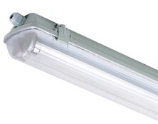 ΦΩΤΙΣΤΙΚΟ ΣΚΑΦΑΚΙ ΜΕ ΚΑΛΥΜΜΑ IP65 ΓΙΑ 2 LED T8 1500mm 1 ΑΚΡΟΥ 1560X115X90 RLX