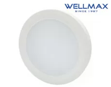 ΦΩΤΙΣΤΙΚΟ LED DOWNLIGHT ΕΠΙΤΟΙΧΟ ΣΤΡΟΓΓΥΛΟ Φ225 18W 1800LM 4000K WELLMAX 1