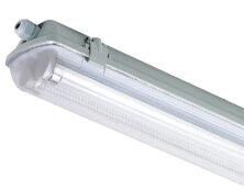 ΦΩΤΙΣΤΙΚΟ ΣΚΑΦΑΚΙ ΜΕ ΚΑΛΥΜΜΑ IP65 ΓΙΑ 2 LED T8 600mm 1 ΑΚΡΟΥ 656Χ115Χ90 RLX