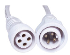 CONNECTOR ΤΑΙΝΙΑΣ LED ΤΡΟΦΟΔΟΣΙΑΣ 5050 RGB ΑΔΙΑΒΡΟΧΟΣ HEN ILL