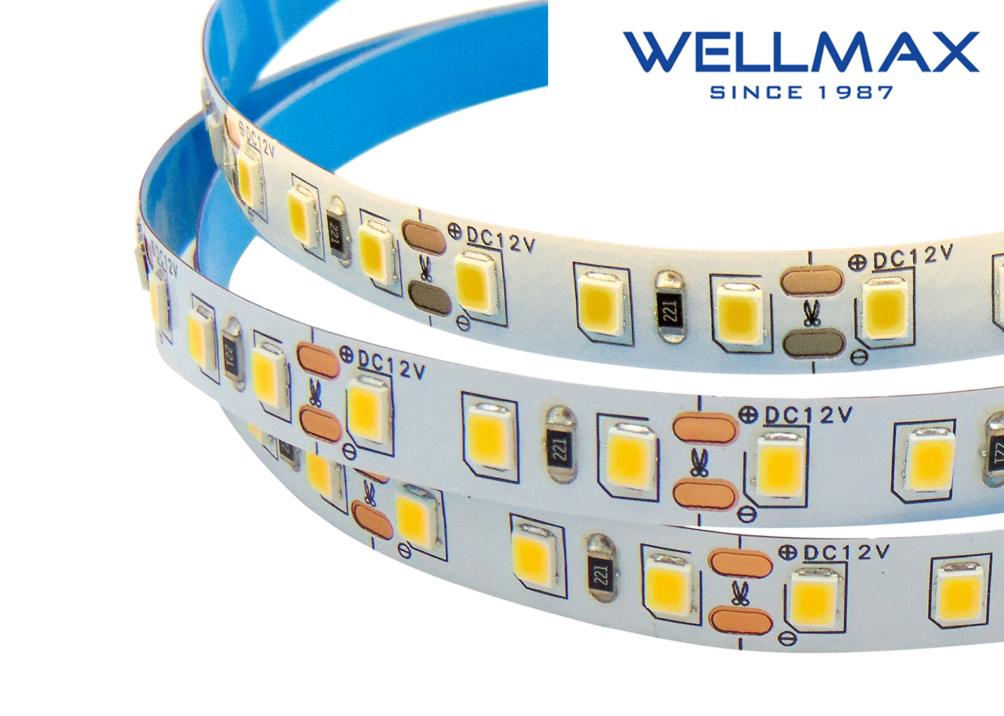 ΤΑΙΝΙΑ LED 12V/8W ΕΣΩΤΕΡΙΚΟΥ ΧΩΡΟΥ IP20 120L 2835 6500K WELLMAX 3 ΤΑΙΝΙΑ LED 12V/8W ΕΣΩΤΕΡΙΚΟΥ ΧΩΡΟΥ IP20 120L 2835 6500K WELLMAX
