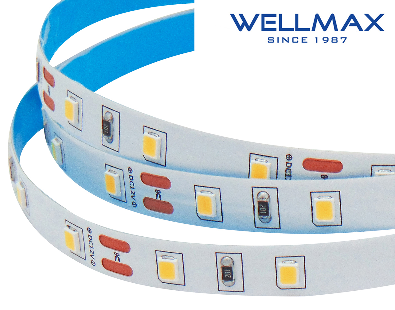 ΤΑΙΝΙΑ LED 12V/5W ΕΣΩΤΕΡΙΚΟΥ ΧΩΡΟΥ IP20 60L 2835 4000KWELLMAX 3 ΤΑΙΝΙΑ LED 12V/5W ΕΣΩΤΕΡΙΚΟΥ ΧΩΡΟΥ IP20 60L 2835 4000KWELLMAX