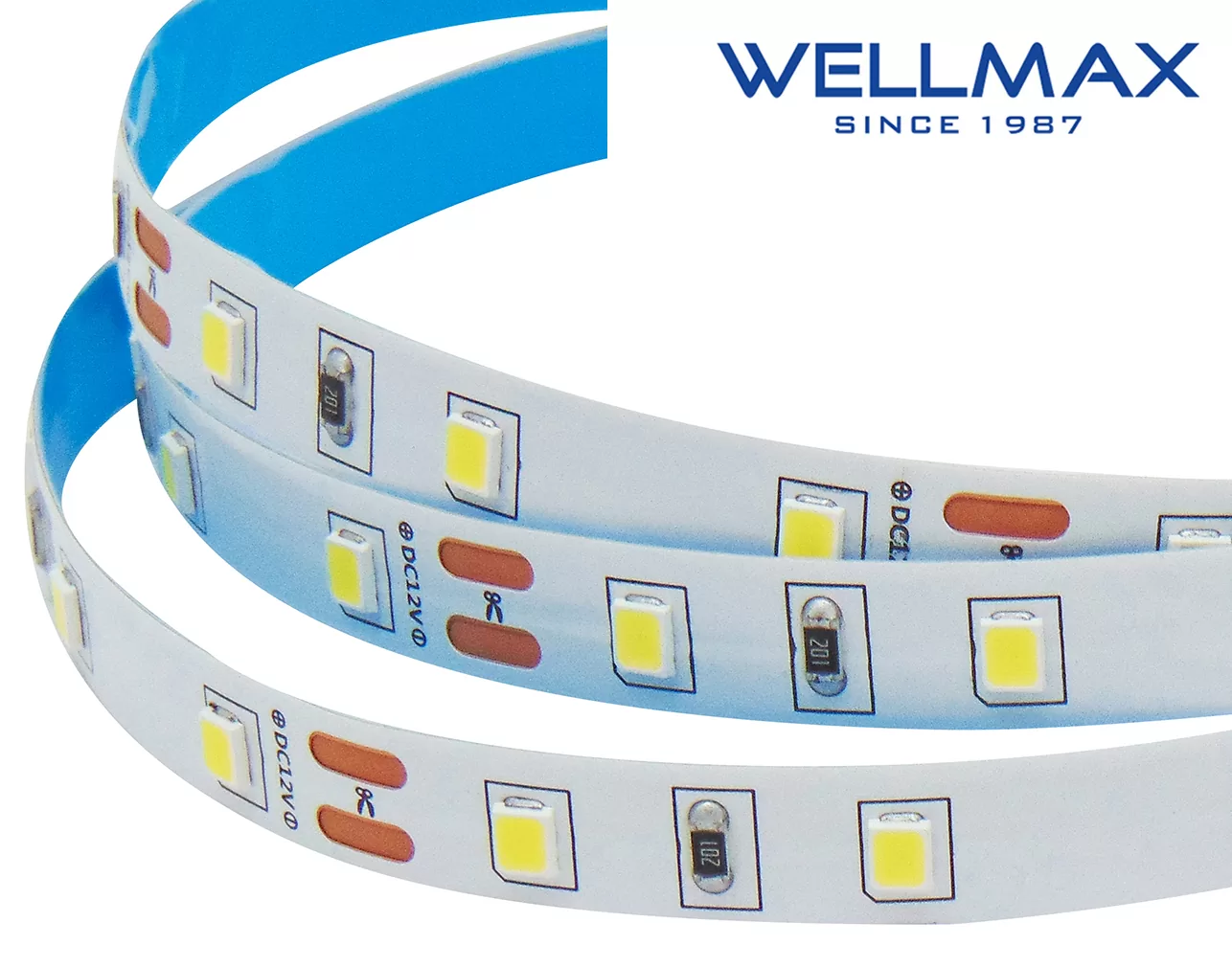 ΤΑΙΝΙΑ LED 12V/5W ΕΣΩΤΕΡΙΚΟΥ ΧΩΡΟΥ IP20 60L 2835 6500KWELLMAX 3 ΤΑΙΝΙΑ LED 12V/5W ΕΣΩΤΕΡΙΚΟΥ ΧΩΡΟΥ IP20 60L 2835 6500KWELLMAX
