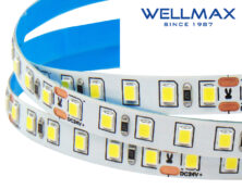 ΤΑΙΝΙΑ LED 24V/8W ΕΣΩΤΕΡΙΚΟΥ ΧΩΡΟΥ IP20 120L 2835 6500K WELLMAX